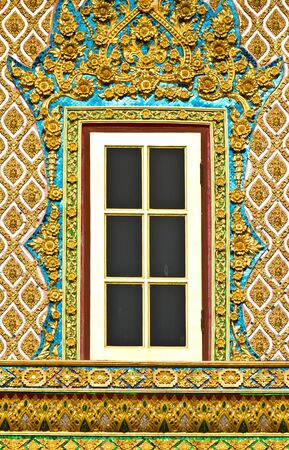 Design beautiful Thai temple gate の写真素材