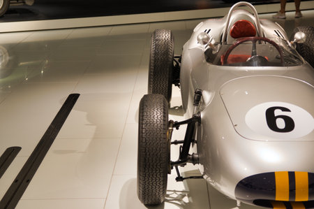 Stuttgart, Germany - July 5 2022: Historic collection of Porsche racing, sport and classic cars....