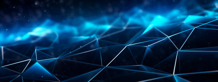 Plexus sci-fi backgroundの写真素材