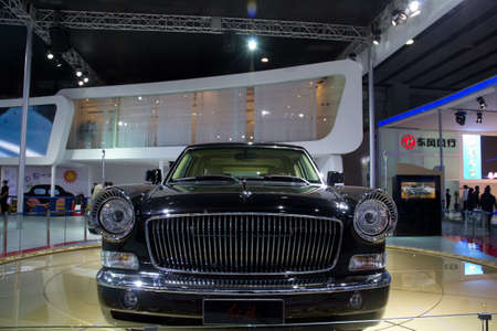 GUANGZHOU, CHINA - DEC 27: Maserati car on display at the 8th China international automobile exhibition. on December 27, 2010 in Guangzhou China.のeditorial素材