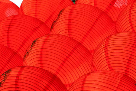 chinese new year red lanternの写真素材