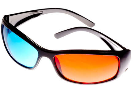 3D glasses isolated on white