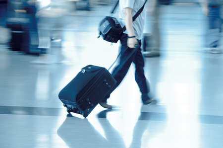 walking city passenger blur motionのeditorial素材