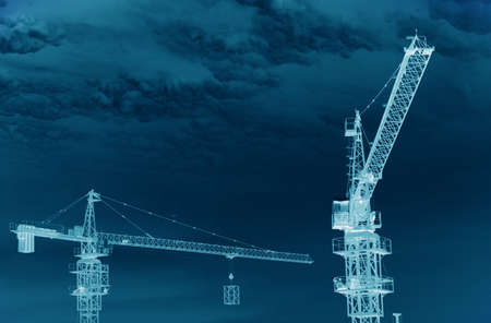 industry construction machine craneの写真素材
