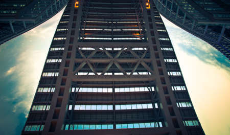 modern city architecture building detail