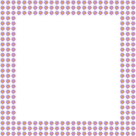 pink lily flower frame backgroundの写真素材