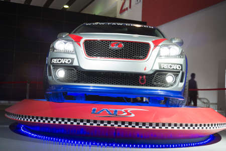GUANGZHOU, CHINA - DEC 27: racer  car on display at the 8th China international automobile exhibition. on December 27, 2010 in Guangzhou China.のeditorial素材