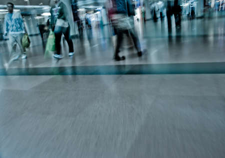 Business passenger walk at subway stationの写真素材
