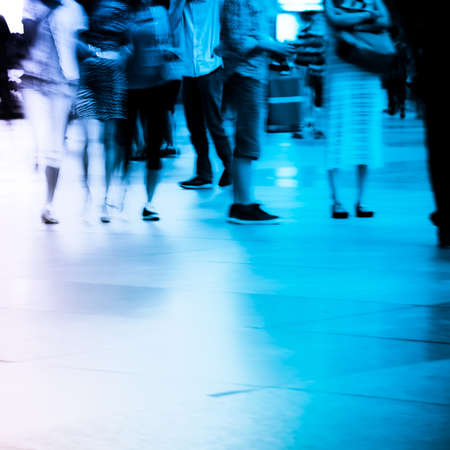 business people abstract background blur motionの写真素材