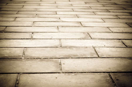 brick road backgroundの写真素材