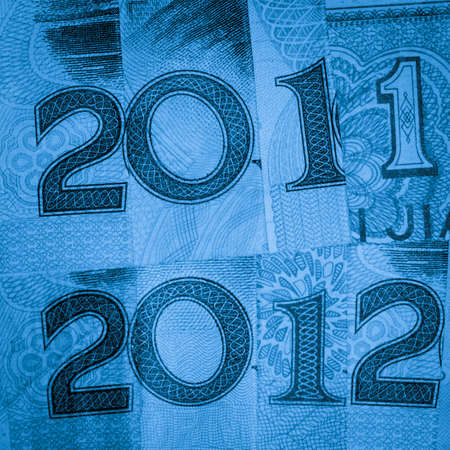 Chinese bank note money RMB new year 2012 financial background