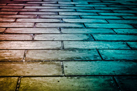 brick road backgroundの写真素材