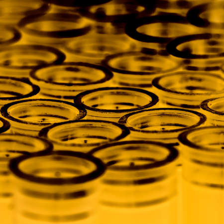 science blue test pipette plastic tipsの写真素材