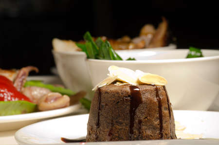 delicious chocolate cakeの写真素材