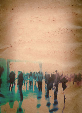 city business people abstract grunge paper texture backgroundの写真素材