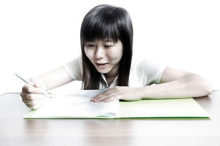 Asian business women endorse on paper contract
