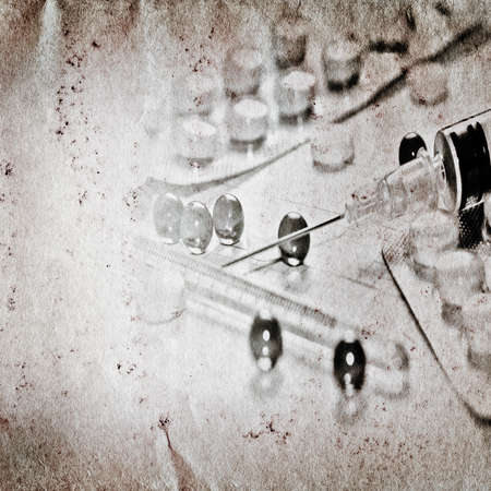 medical drug grunge paper texture backgroundの写真素材
