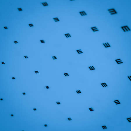 medical eye chart background
