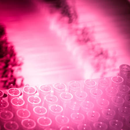 medical biological science equipment background glass microscope slideのeditorial素材