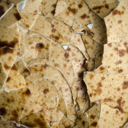broken bird egg shell textureの写真素材