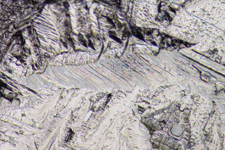 chemistry material crystal background, micrograph.の写真素材