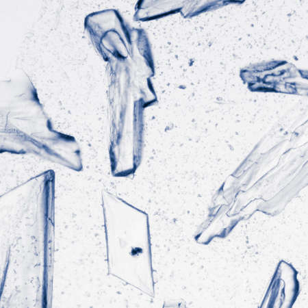 chemistry material crystal background, micrograph.の写真素材