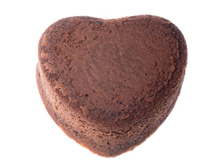 heart shaped chocolate cake sweet foodの写真素材