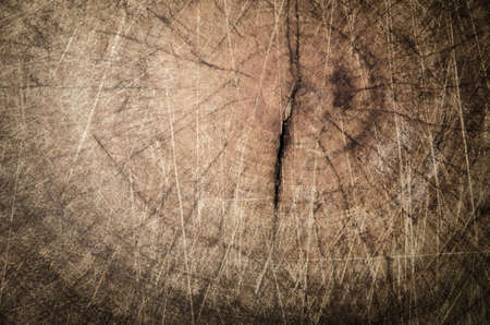 shabby cut tree trunk scored surface texture backgroundの写真素材