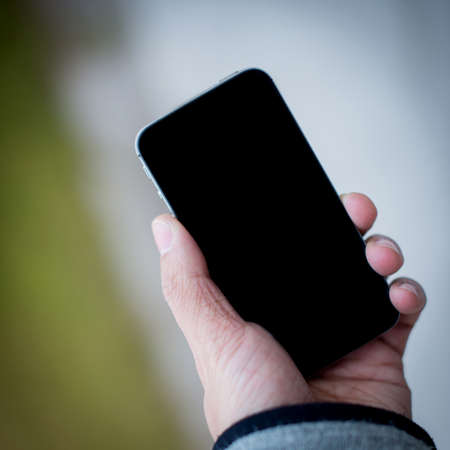 using cell phoneの写真素材