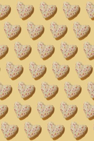 Heart pattern backgroundの写真素材