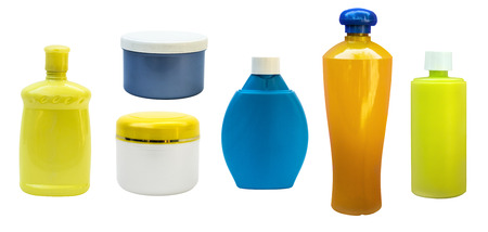 Plastic bottles isolated. Emptyの写真素材