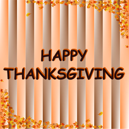 Happy Thanksgiving vector illustration. Happy Thanksgiving logo. Sign. Black Friday flyer. Poster. Vector. Illustration. Happy Thanksgivingのイラスト素材