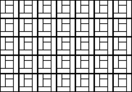 Black and white geometric mosaic background vector illustration. Abstract vector background for use in design. Geometry pattern.のイラスト素材