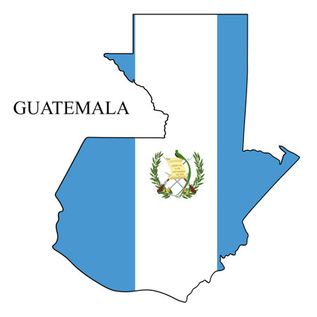 Guatemala map vector illustration. Global economy. Famous country. Central America. America.のイラスト素材