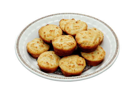 Plate of Cornbreadの写真素材