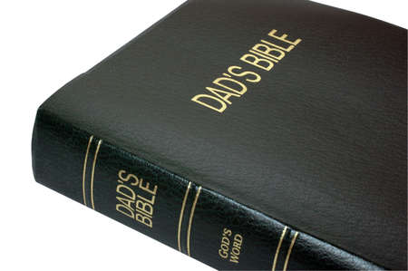 Dad's bible with clipping pathの写真素材