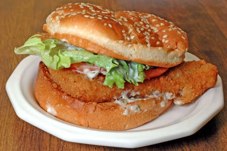 Fish sandwichの写真素材