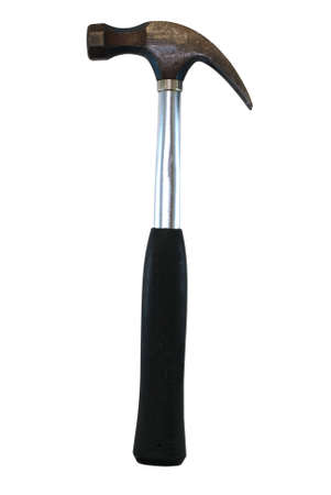Hammer isolated on white backgroundの写真素材