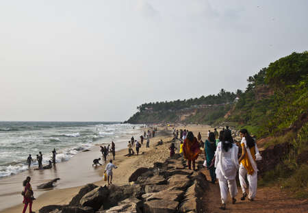 playa de varkalaのeditorial素材