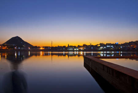 sunset in Hampiの写真素材