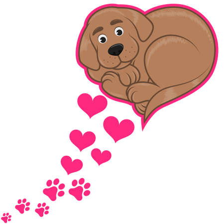 Vector design of heart shaped parrot, heart shaped mascotのイラスト素材