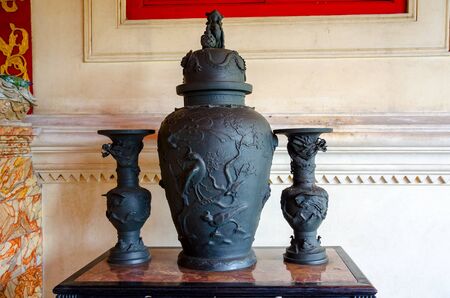 Ancient Vase and Jar in Ayutthaya ,Thailand の写真素材