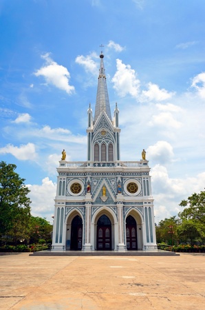 Gothic Chruch in Ampawa, Samutsongkramの写真素材