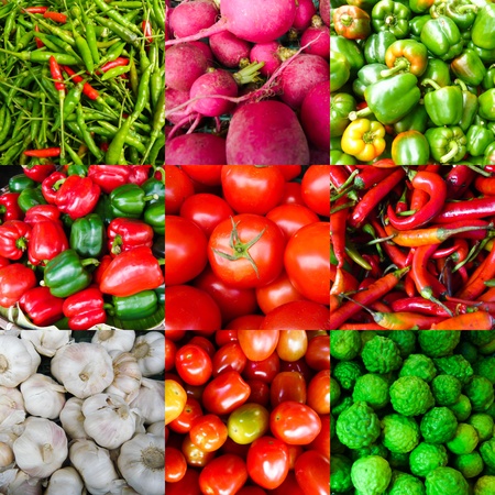 Set of Vegetable Raw Material