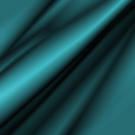 Texture of Cloth, Blue Silk Blackgroundの写真素材