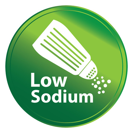 Green Metallic Style Low Sodium Icon Badge Label の写真素材