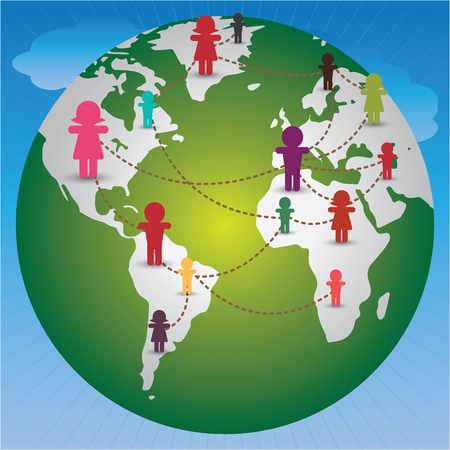 Business Connection MLM or MultiLevel Marketing Conceptの写真素材
