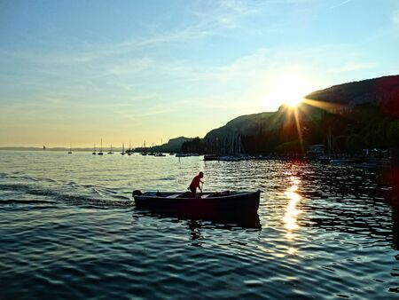Giro nel Lago di Gardaの写真素材