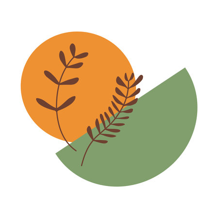 leafs plant ecology icon vector illustration design vector illustration eps 10のイラスト素材