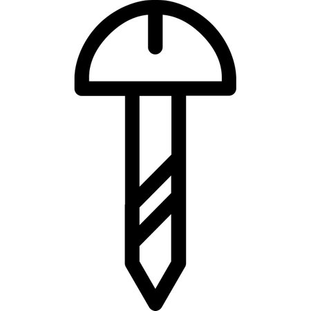 Screw, bolt, nut icon vector image. Can also be used for construction, interiors and building. Suitable for web apps, mobile apps and print media.のイラスト素材